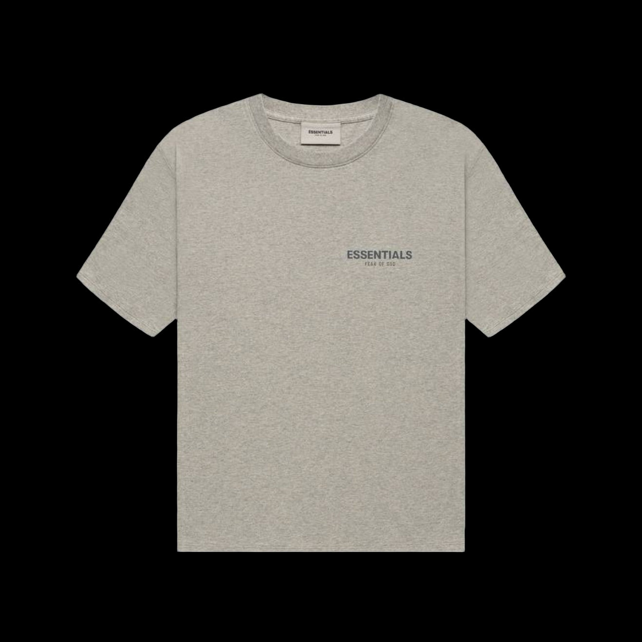 Essentials Tee Dark Heather Oatmeal FW21