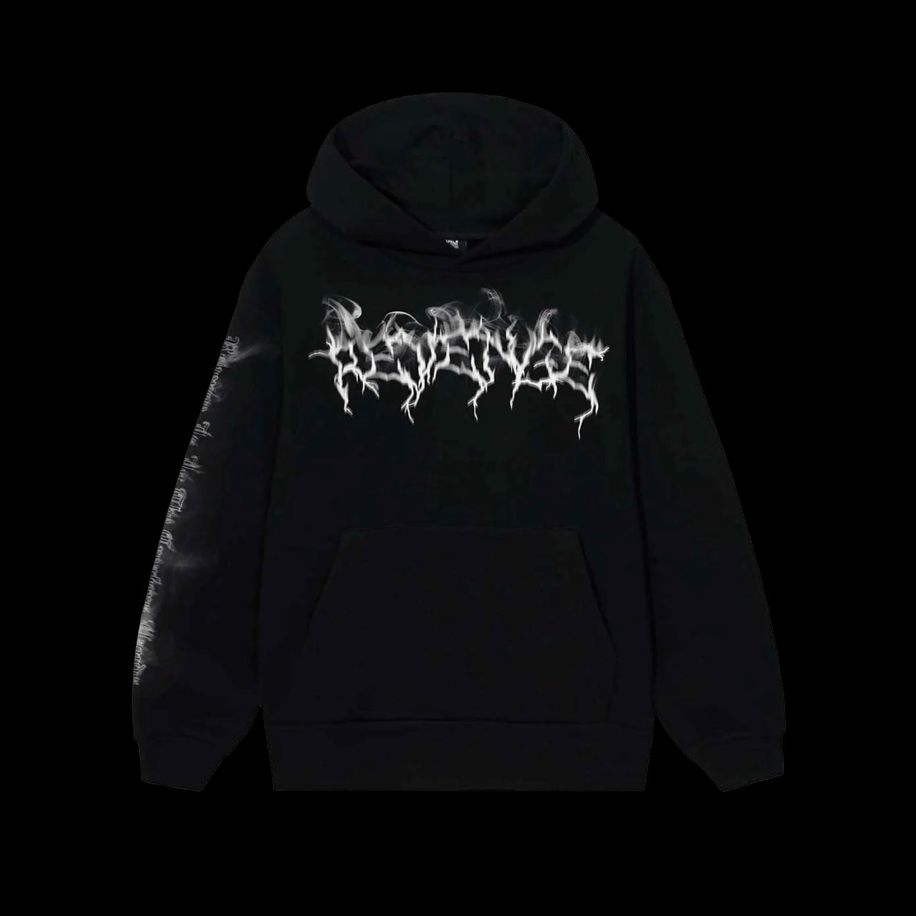 Revenge Smoke Lightning Hoodie Black