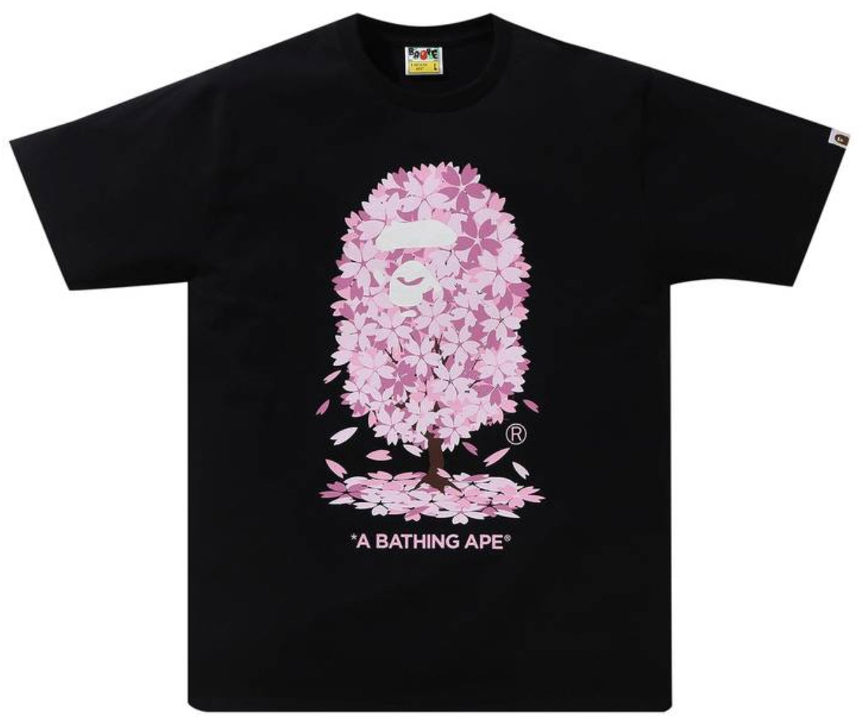 Bape Sakura Tree Tee Black