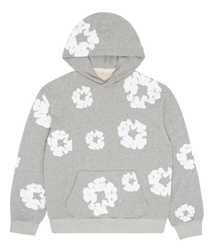 Denim Tears Cotton Wreath Hoodie Grey