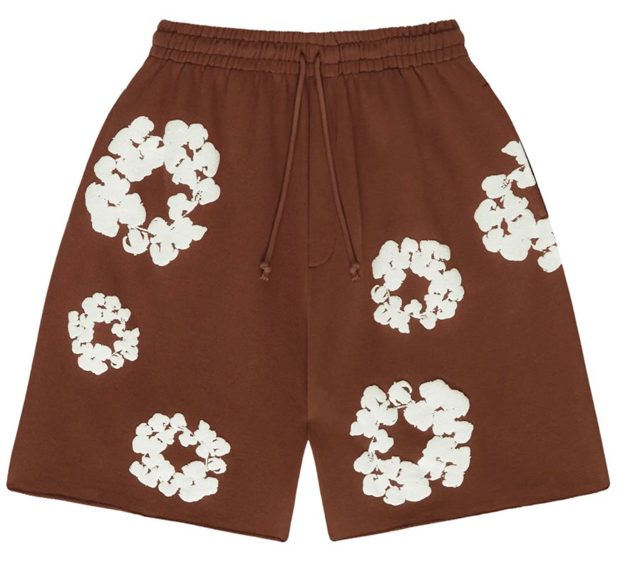 Denim Tears Cotton Wreath Short Brown