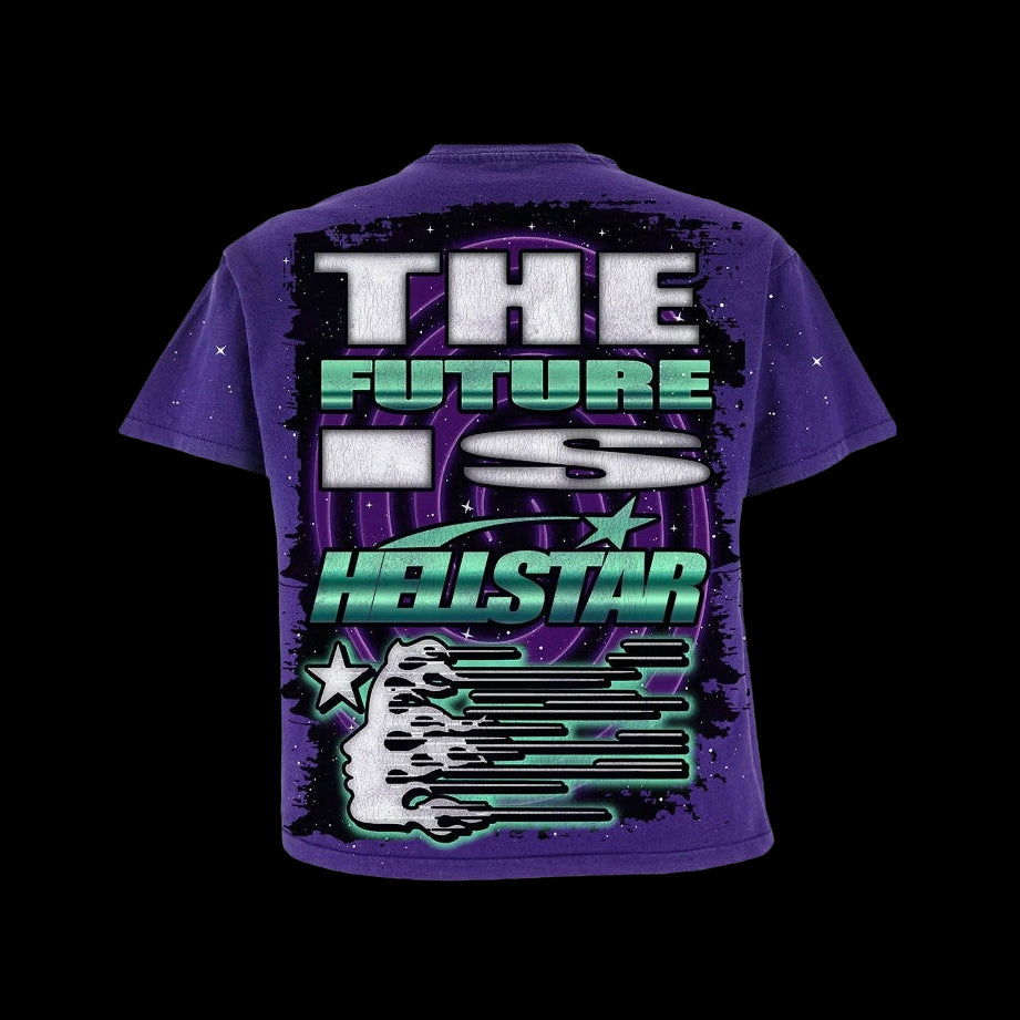 Hellstar Goggles tee Purple