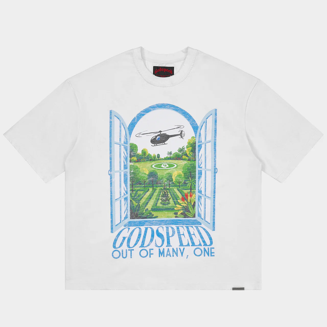 Godspeed Helipad Dreams Tee 'Bone'