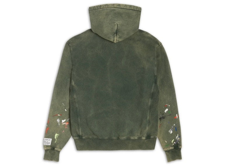 Gallery Dept. Center Logo Hoodie Green - Stockx_View_02