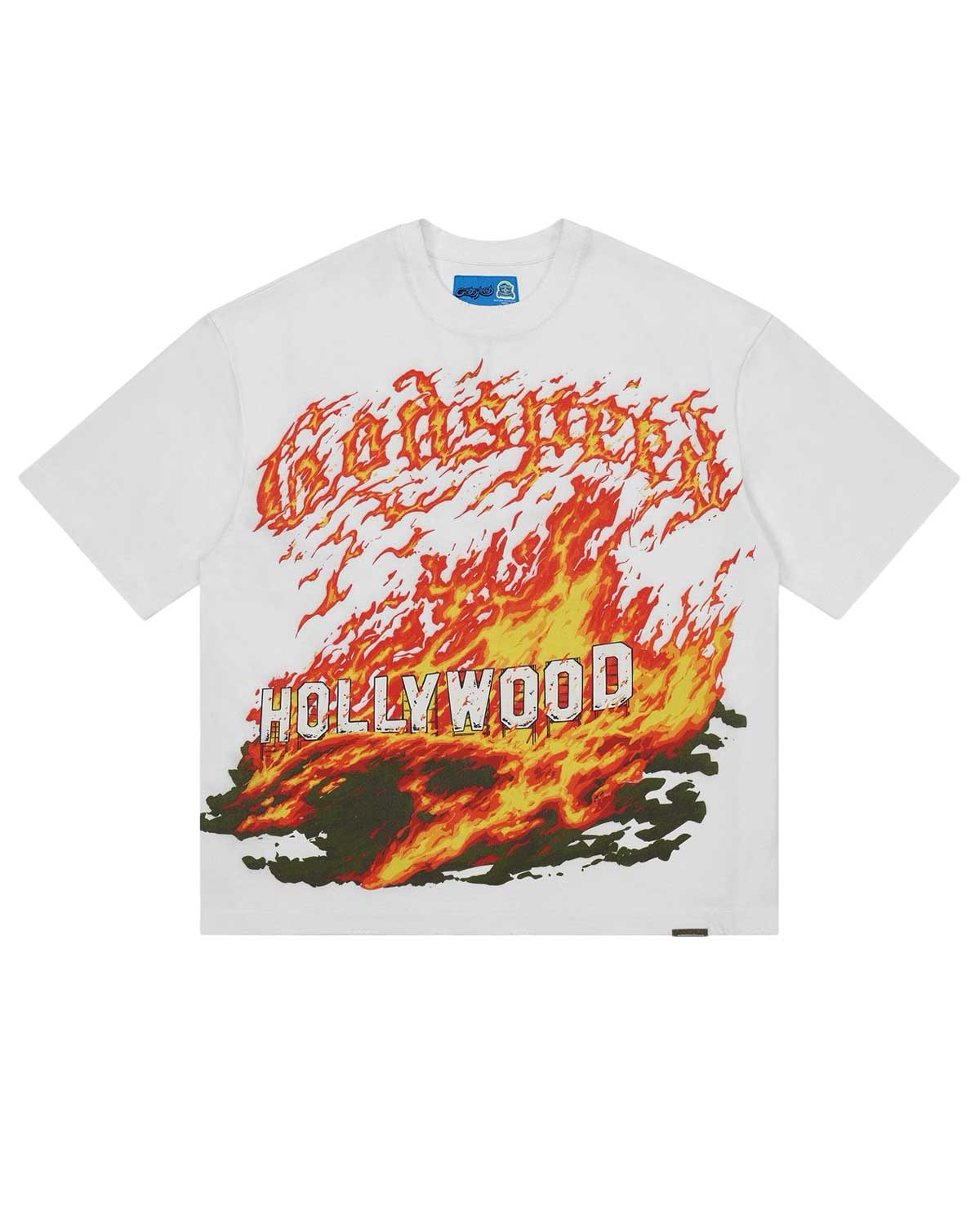 Godspeed "Hollywood Inferno II" Tee (White)