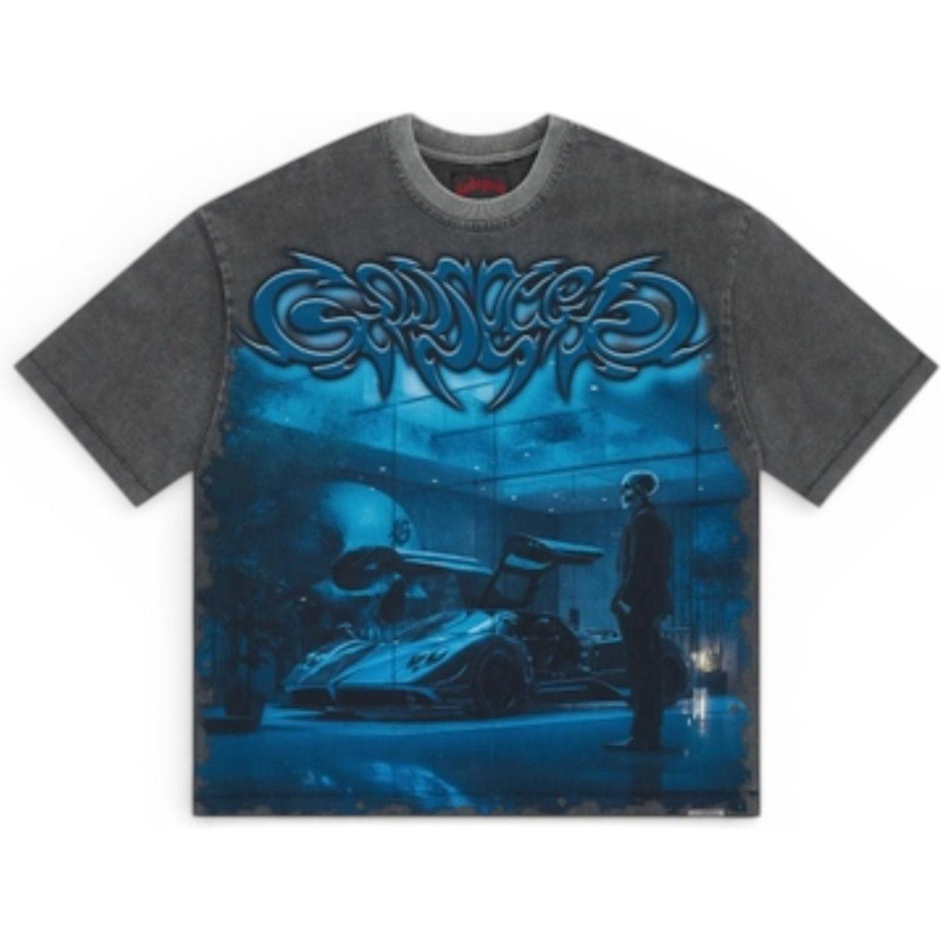 Godspeed Showroom Miami Superrun T-Shirt Grey Wash