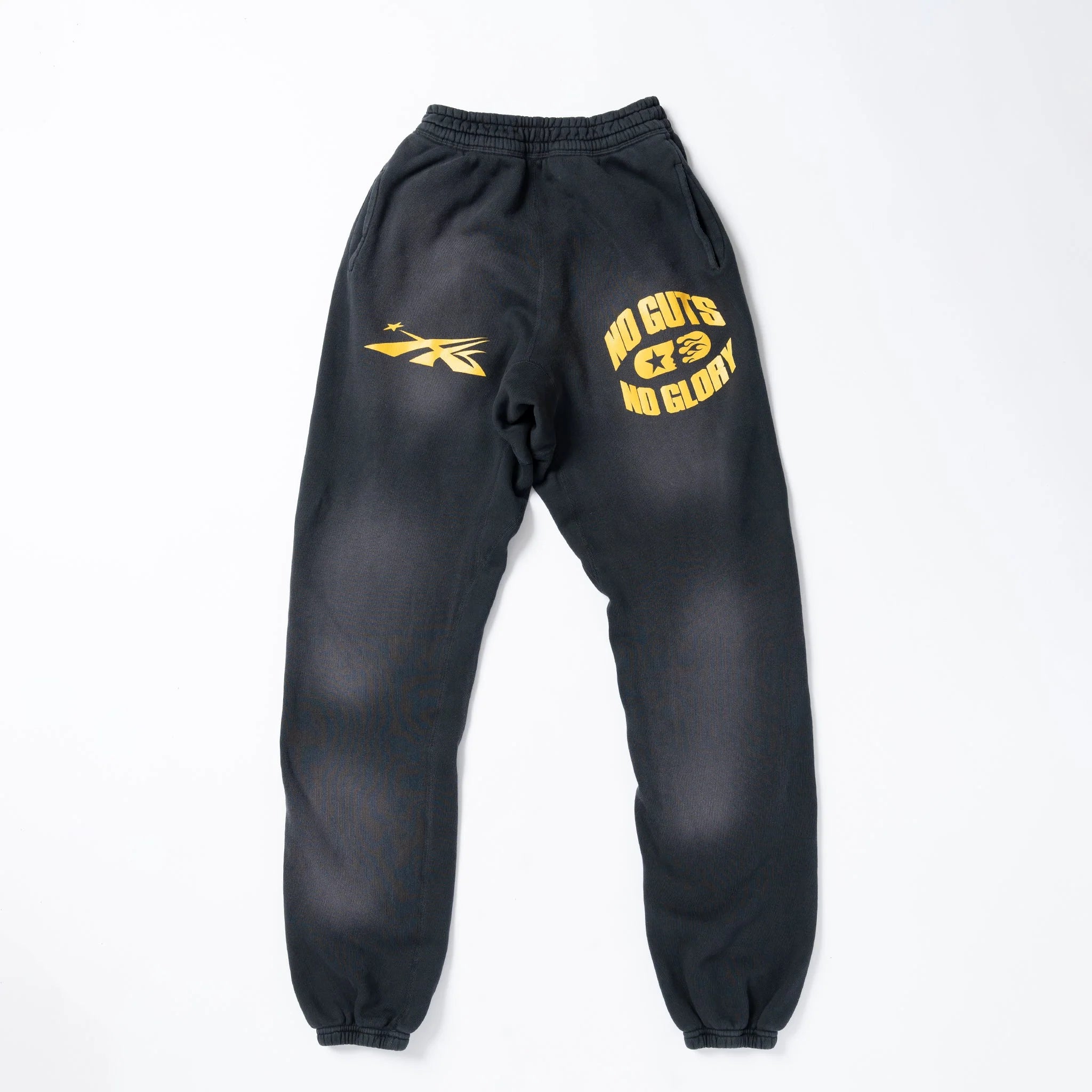 Hellstar No Guts No Glory Sweatpants 'Washed Black'