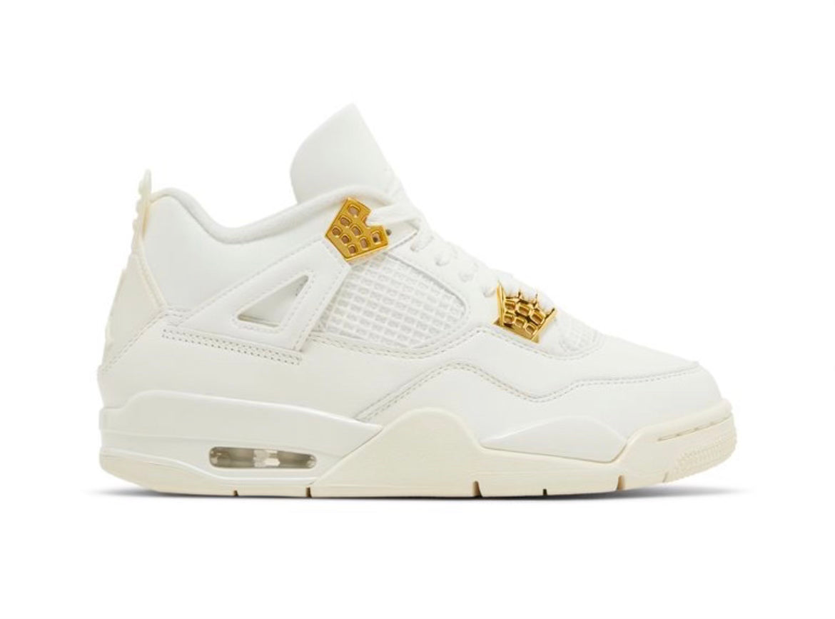 Women’s Air Jordan 4 Retro ‘Metallic Gold’