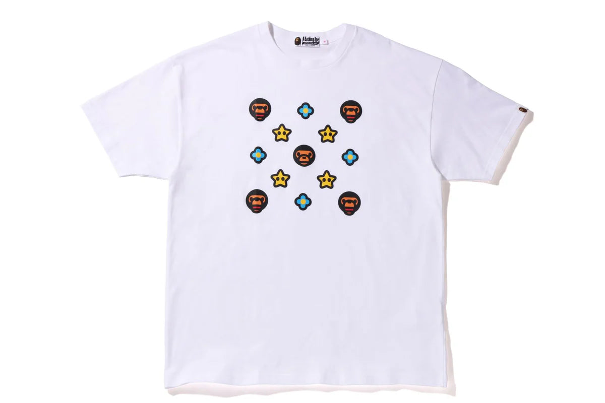 BAPE Milo Monogram Tee 'White'