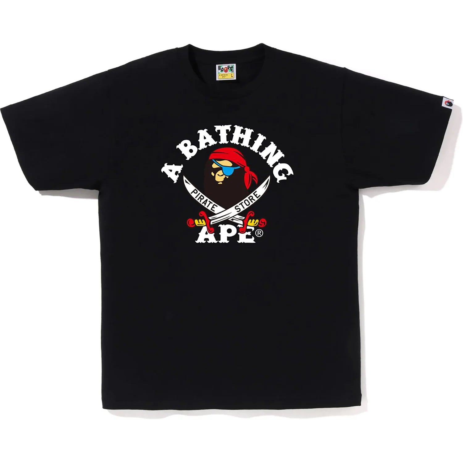 Bape Ape Pirate Tee Black