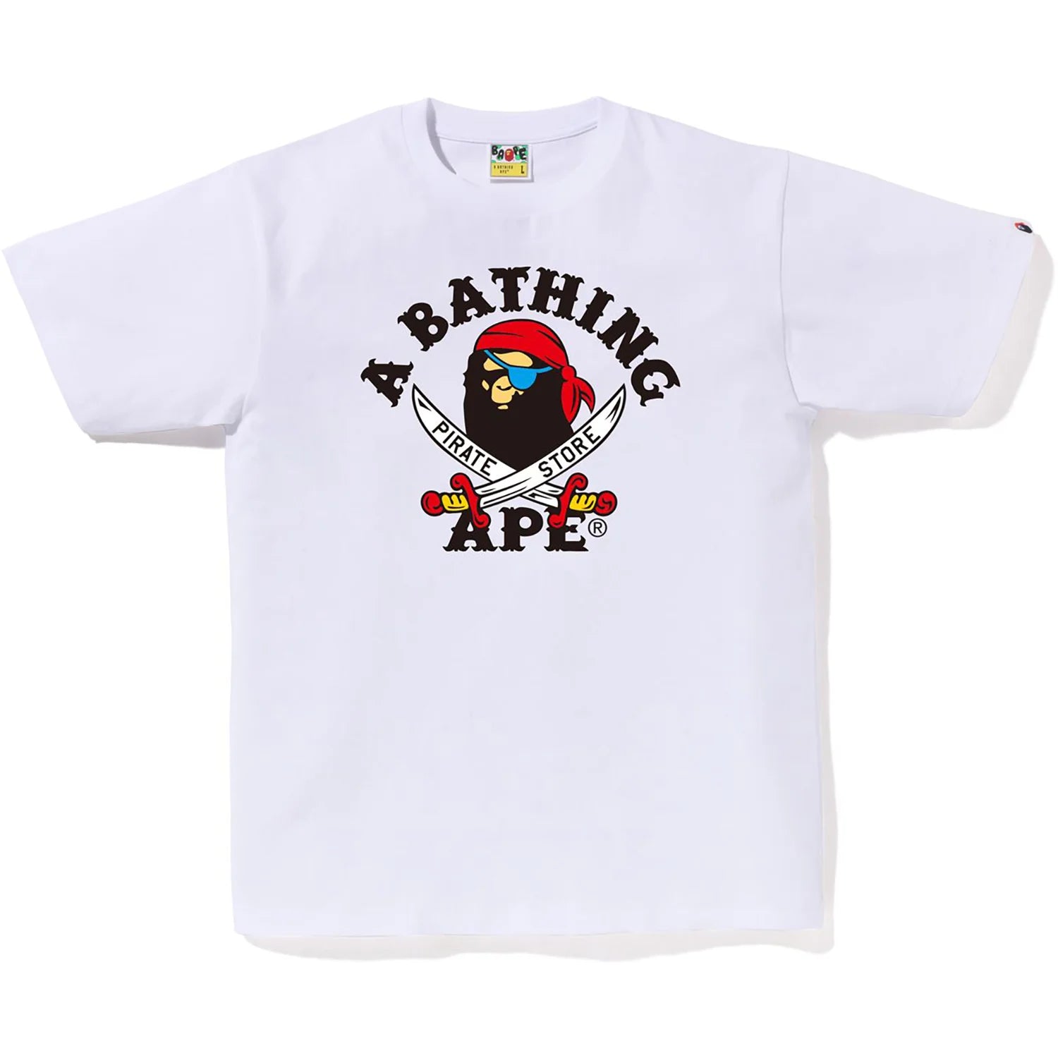 Bape Ape Pirate Tee White
