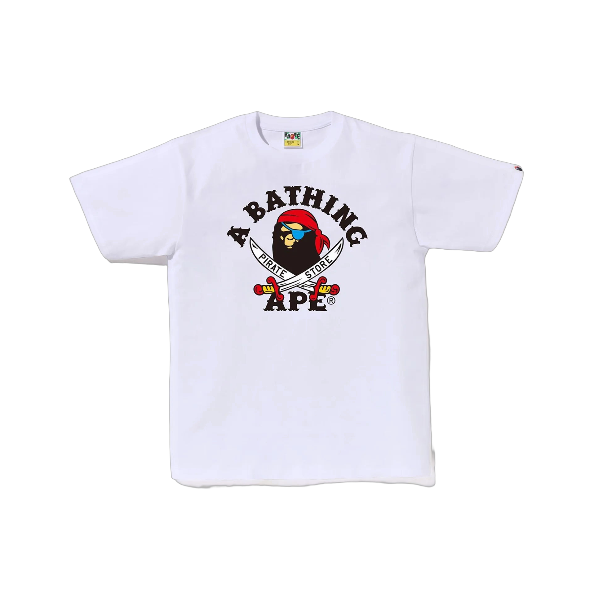 Bape Ape Pirate Tee White