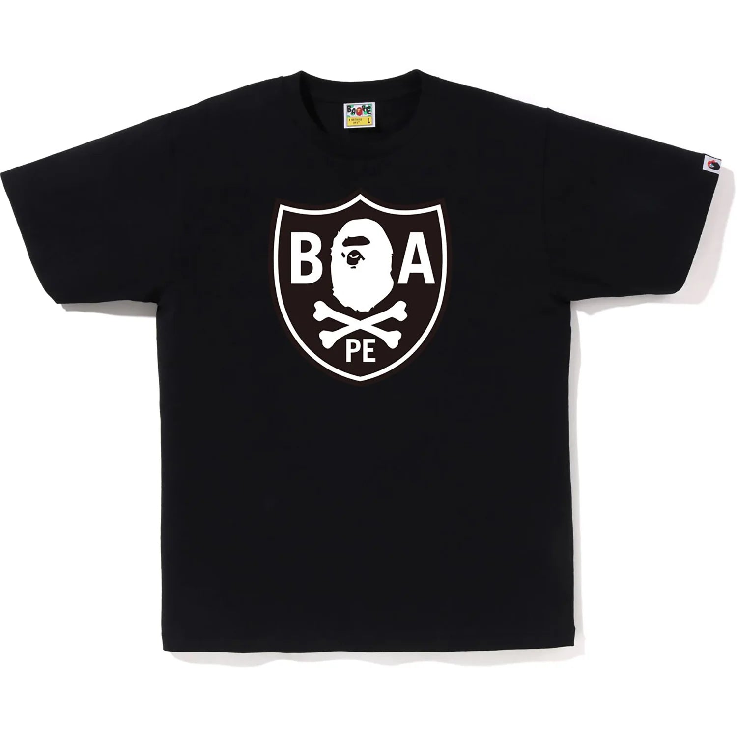 Bape Ape Crossbone Tee Black