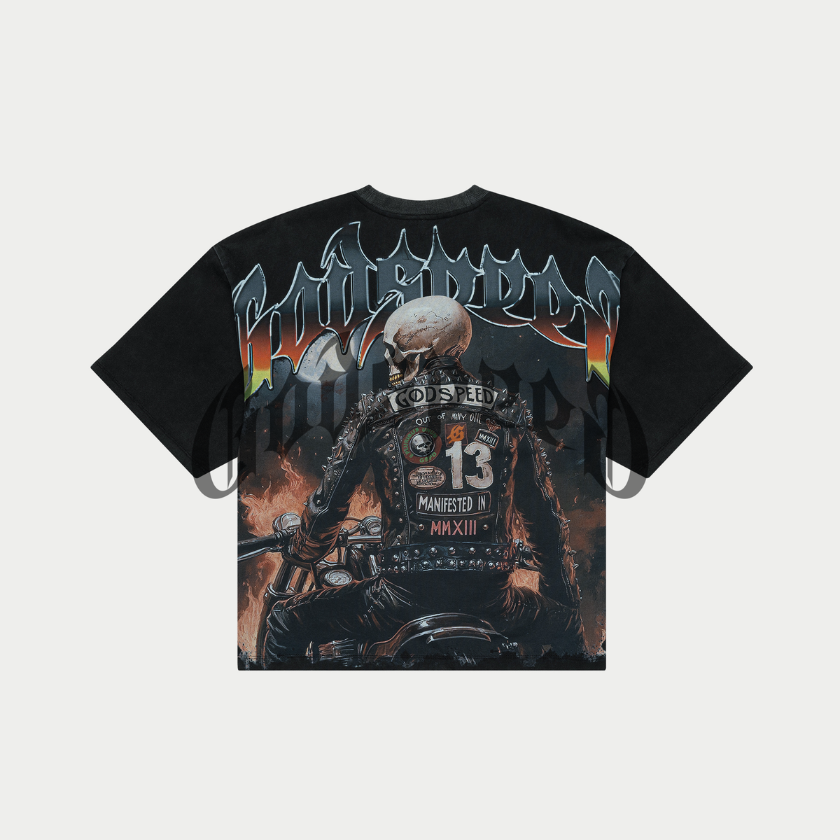 Godspeed Biker Nation Tee Black