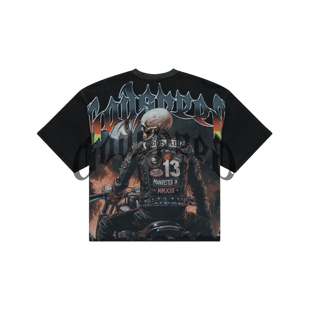 Godspeed Biker Nation Tee Black
