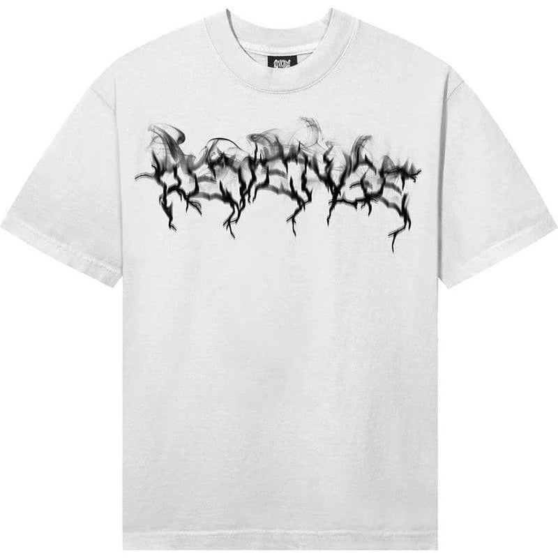 Revenge Smoke Lightning Tee White