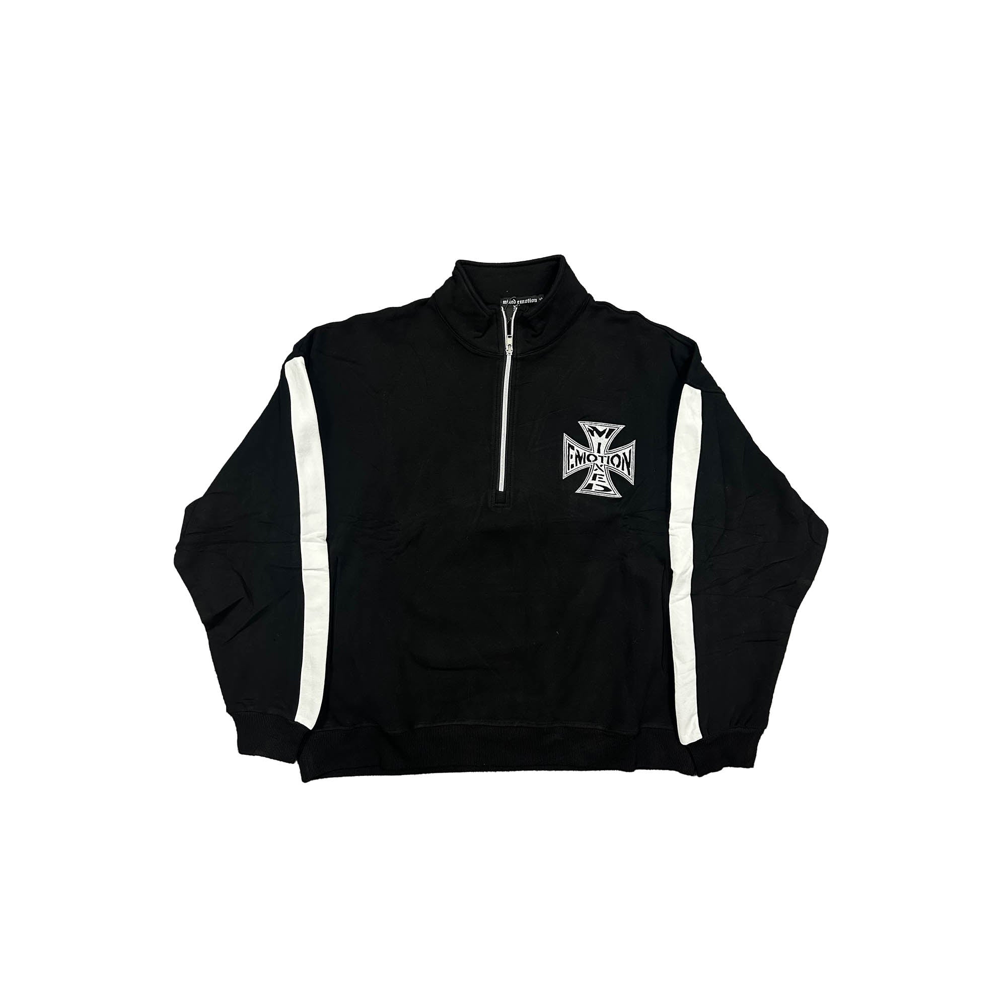 Mixed Emotions Black Quarter Zip Jacket
