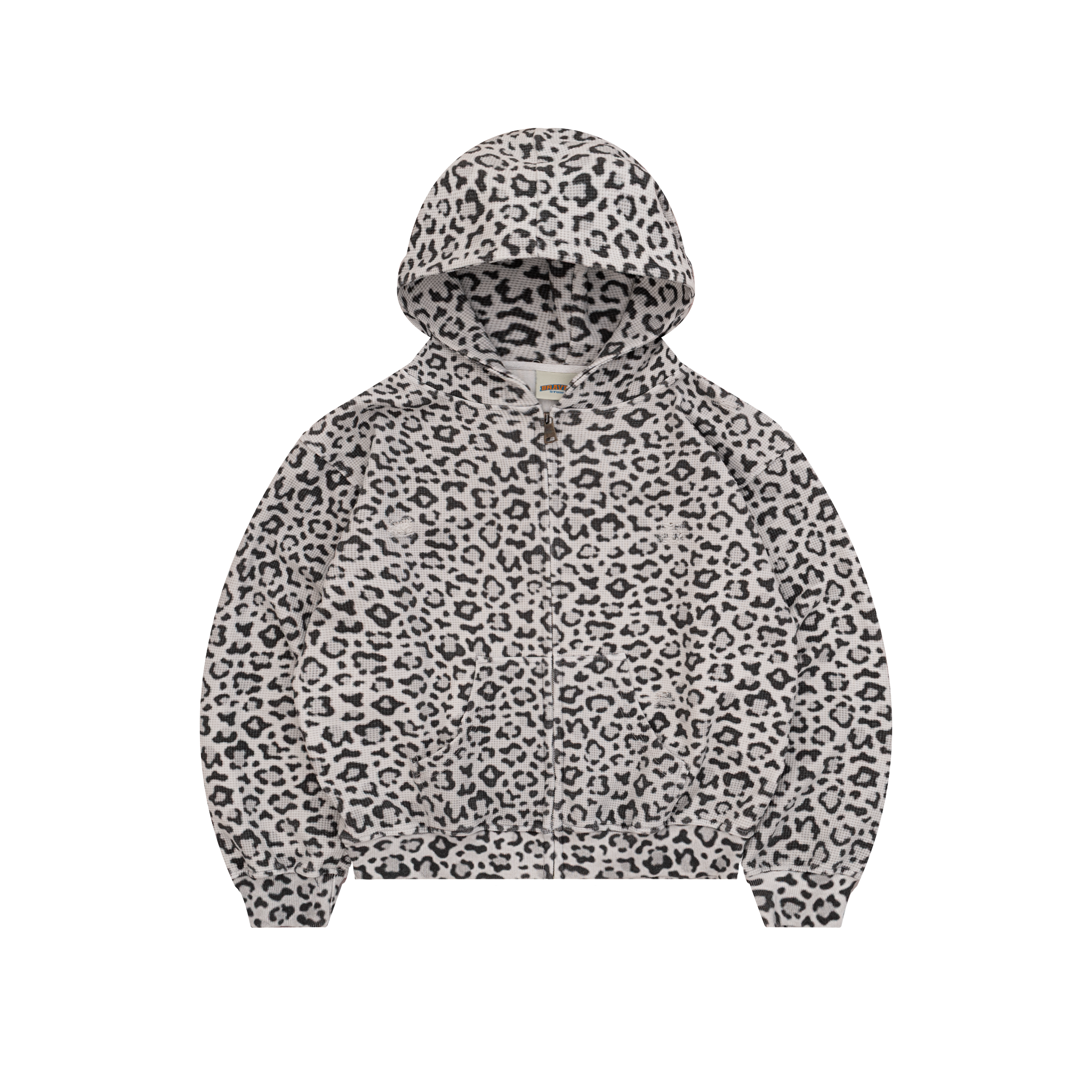 Bravest Studios Leopard Thermal Zip Hoodie