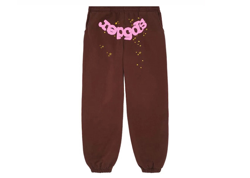 Sp5der Classic Sweatpant Brown