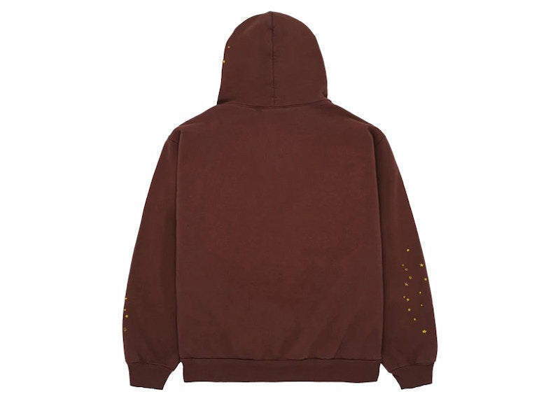 Sp5der Web Hoodie Brown