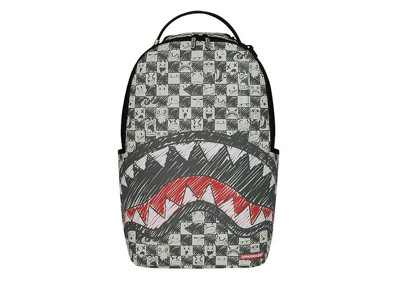 Sprayground Emote Checkered Backpack Multicolor