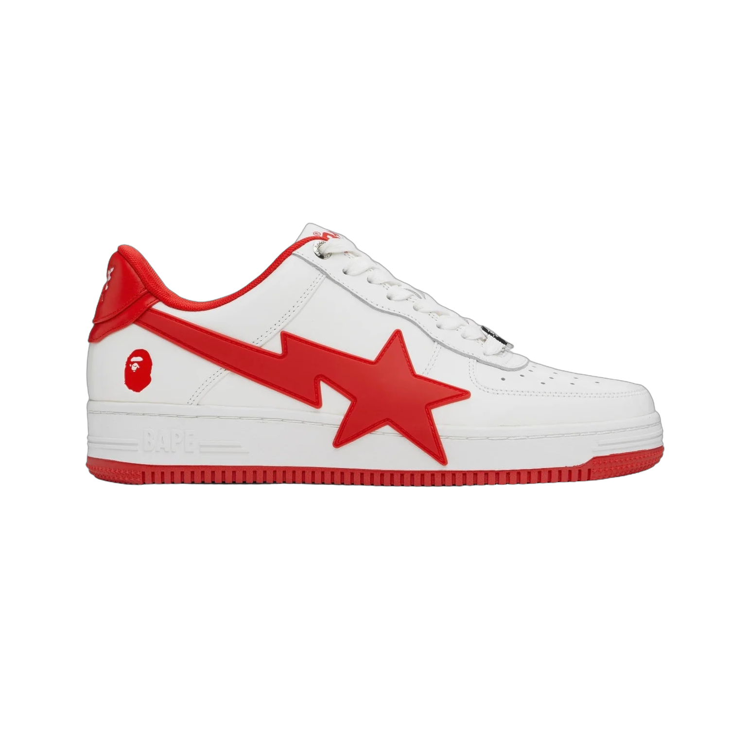 Bapesta White & Red STA OS #2