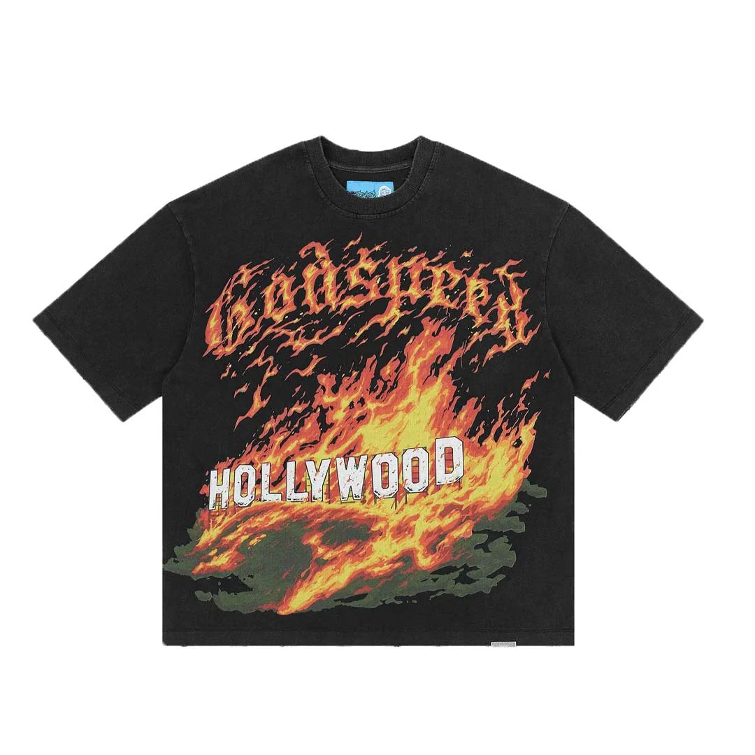 Godspeed "Hollywood Inferno II" Tee 'Black'