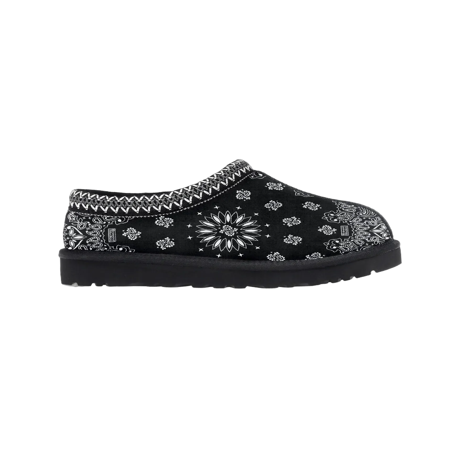 Bravest Studios Paisley Slippers V2 Black