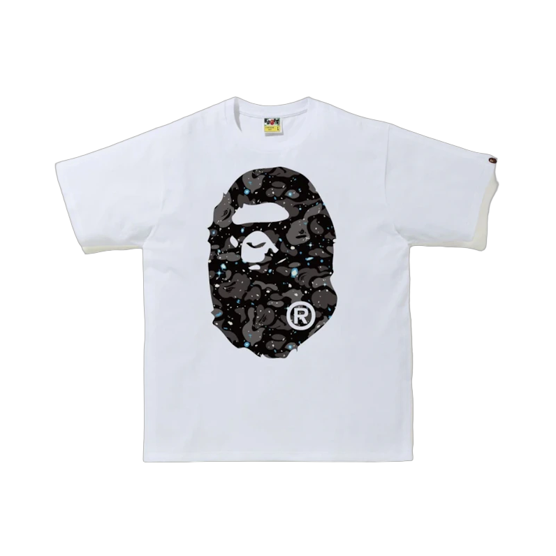Bape Space Big Head Tee White