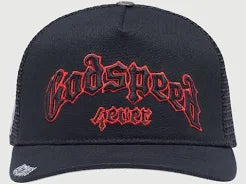 Godspeed Forever Trucker Hat OG 'Black/Red'