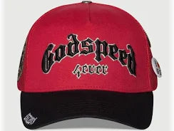 Godspeed Forever Trucker Hat OG 'Red/Black'