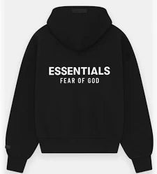 Fear Of God Essentials Classic Hoodie 'Jet Black'