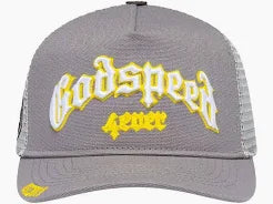 Godspeed Forever Trucker Hat OG 'Grey/Yellow'
