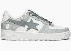 A Bathing Ape Bape Sta#4 Line Camo White Grey