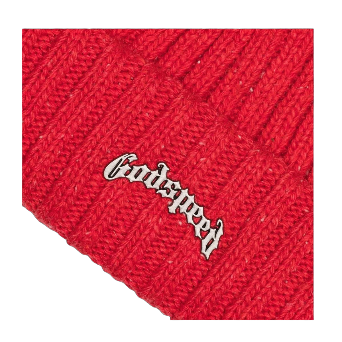 Godspeed Og Logo Emblem Beanie Red Speckle