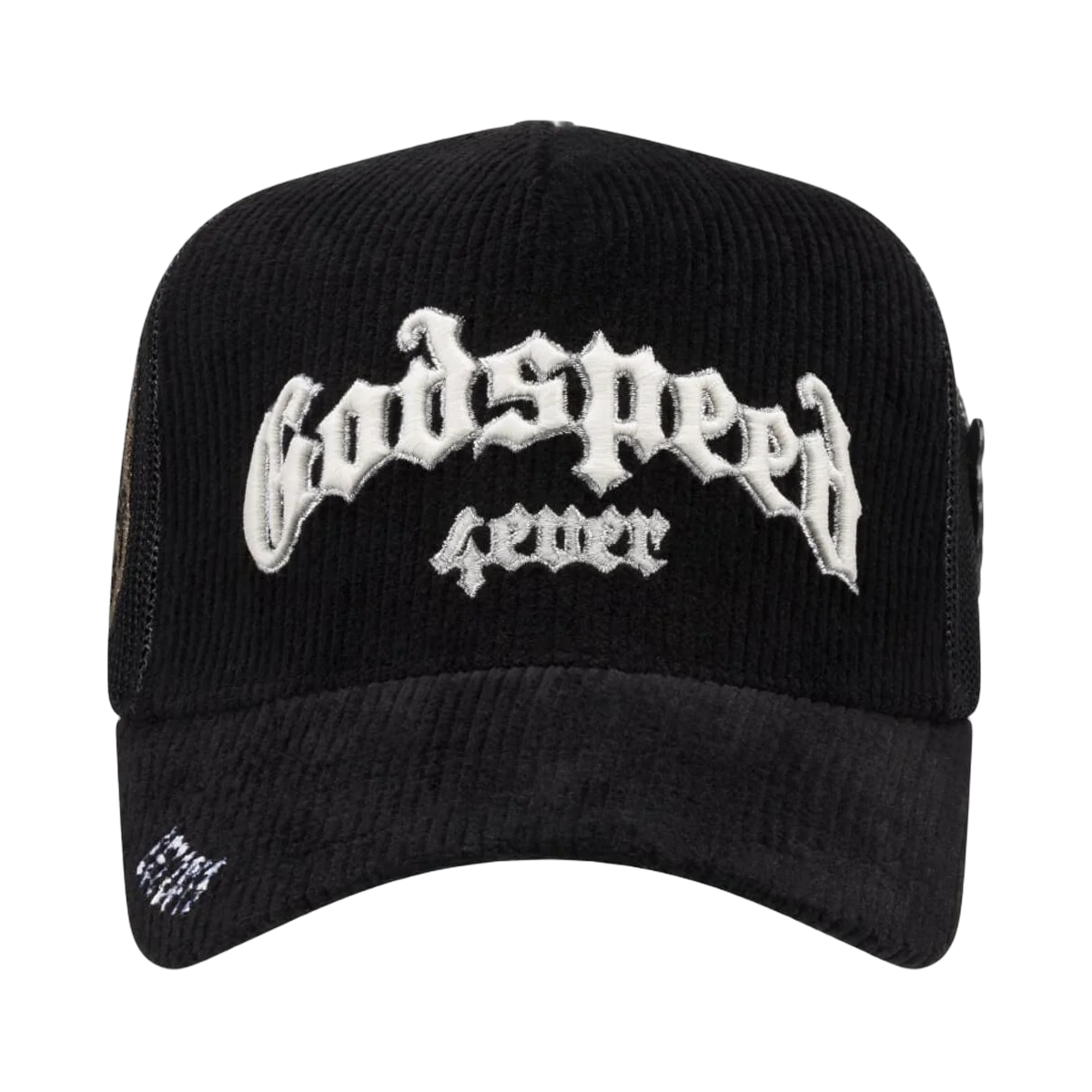 GodSpeed GS FOREVER TRUCKER HAT (Black Corduroy)