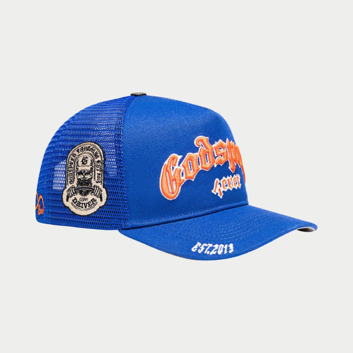 Godspeed GS FOREVER TRUCKER HAT Blue/Orange