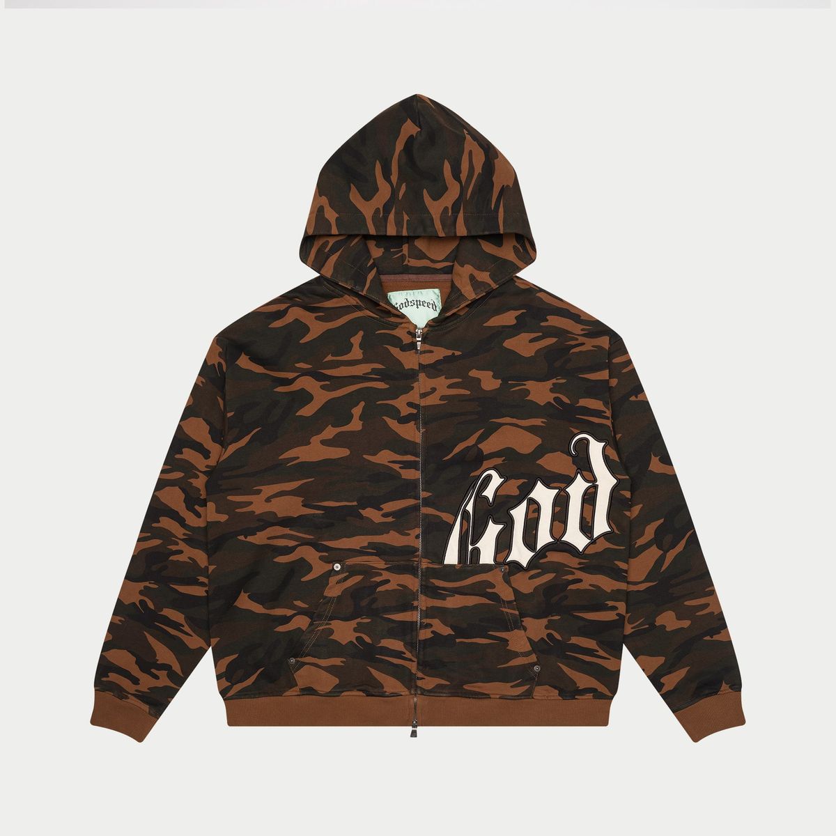 *Set As Sold* GodSpeed OG Logo Sweatsuit (Brown Camo)