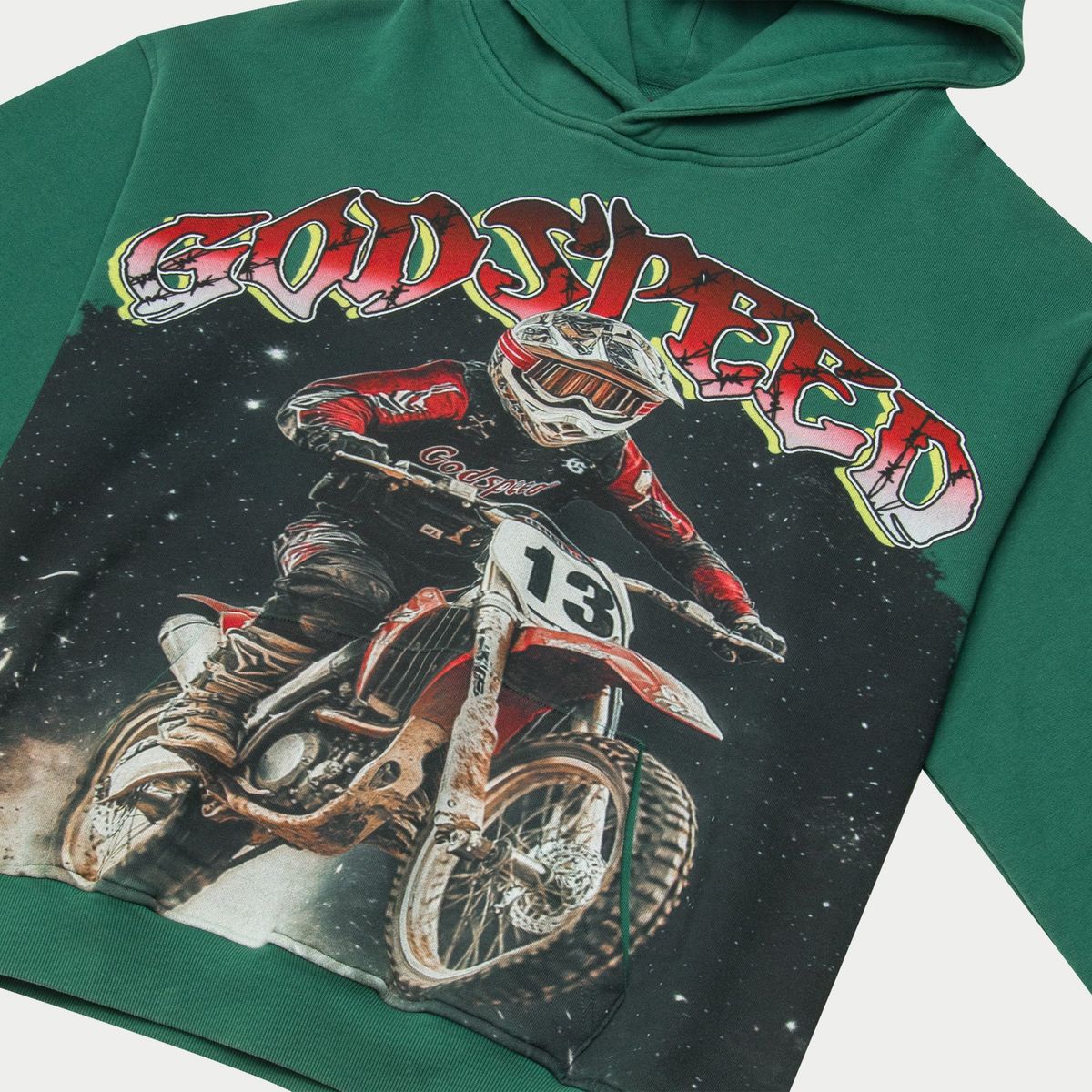 GodSpeed Motocross Hoodie (Green)