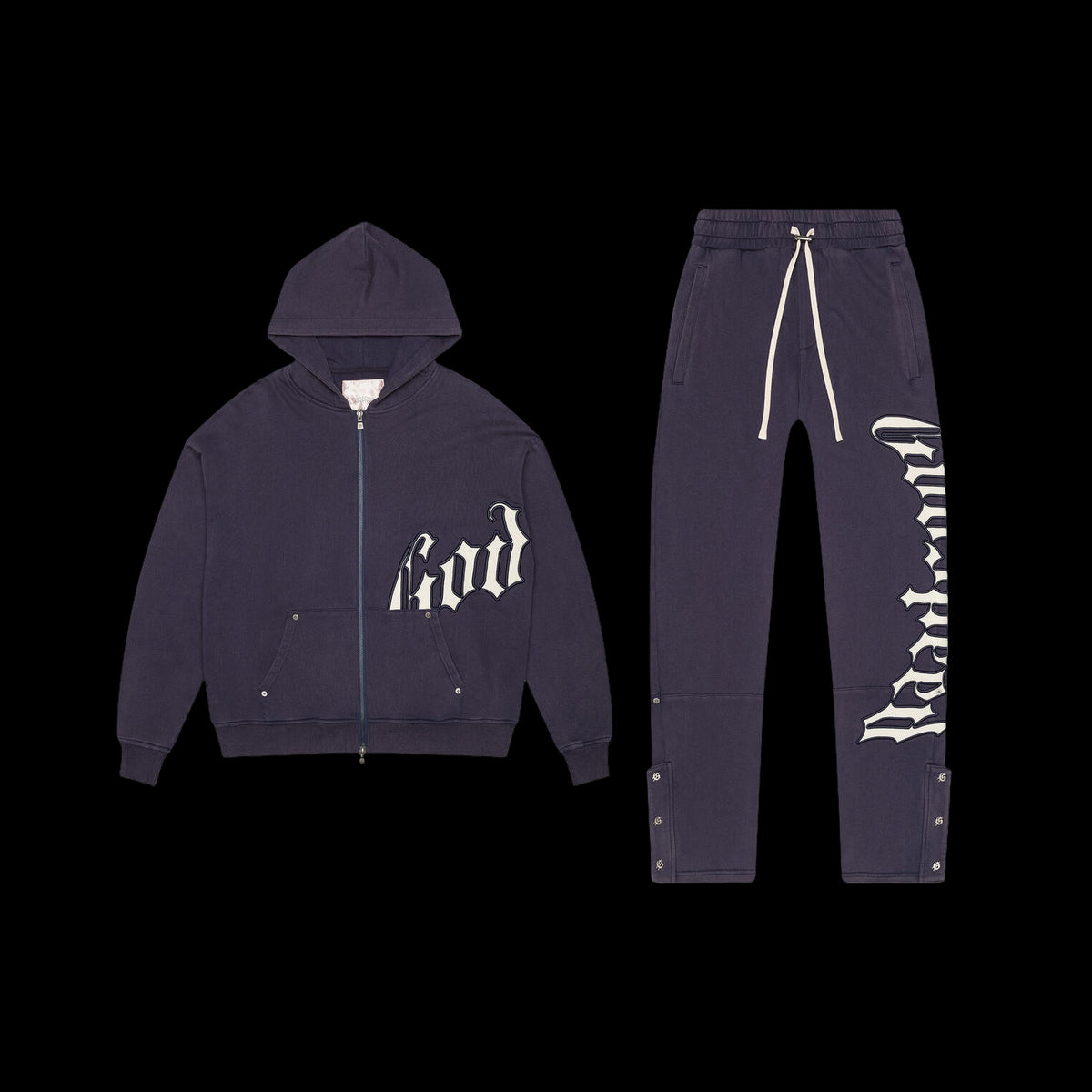 *Sold As Set* Godspeed Sweatsuit V2 Navy