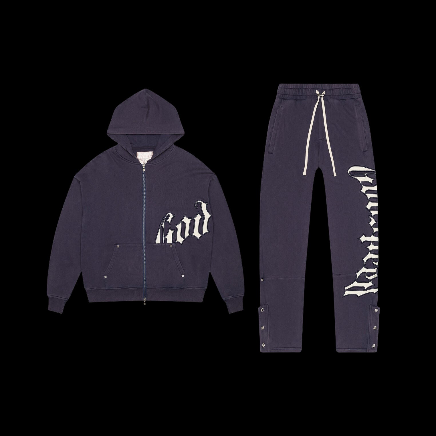 *Sold As Set* Godspeed Sweatsuit V2 Navy