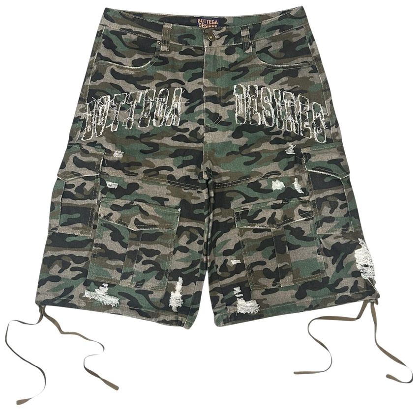 Bottega Desires Cargo Shorts 'Camouflage'