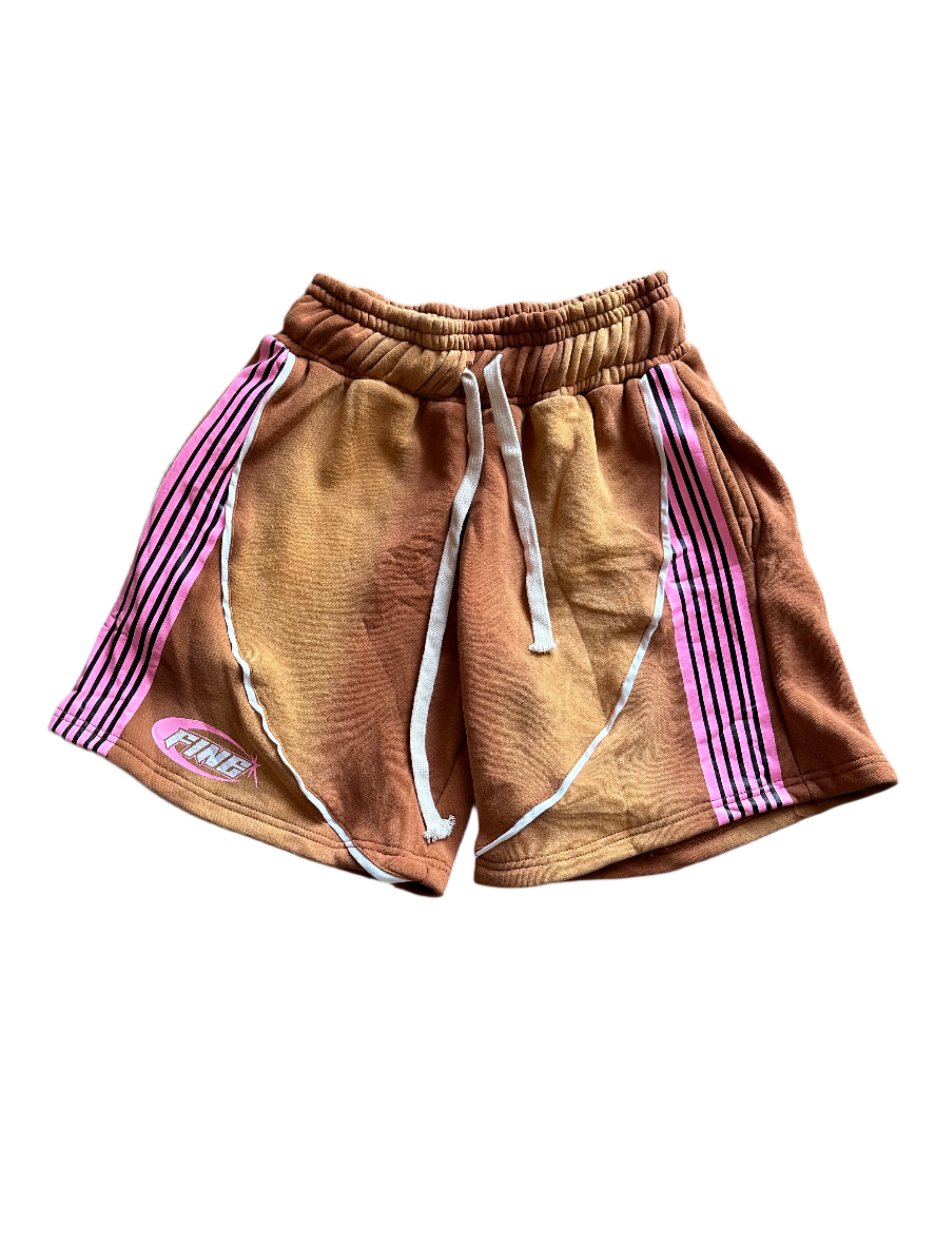 Fine Britches "Pink Mocha" Racer Shorts