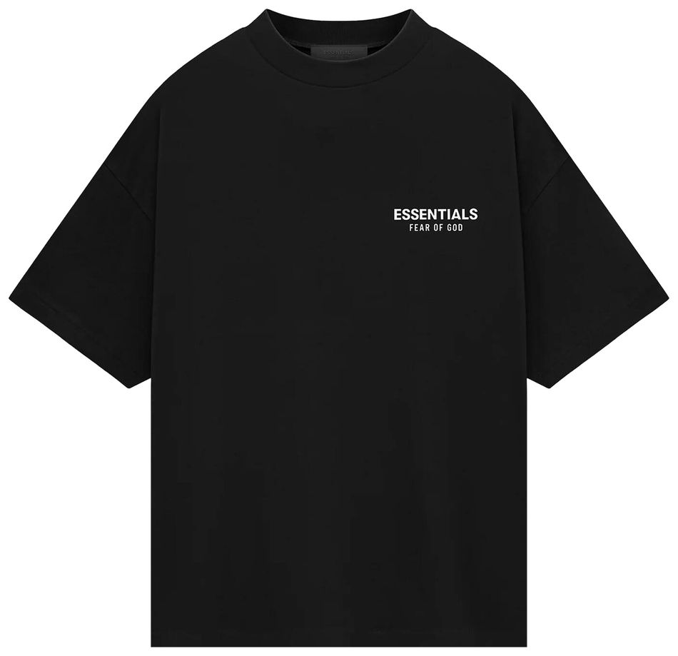 Essentials Jet Black SS25 Tee