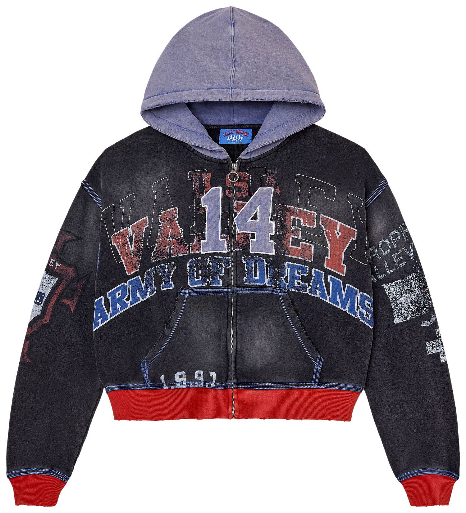 *Misprint* Vale Forever Big 14 Zip Up 'Black'