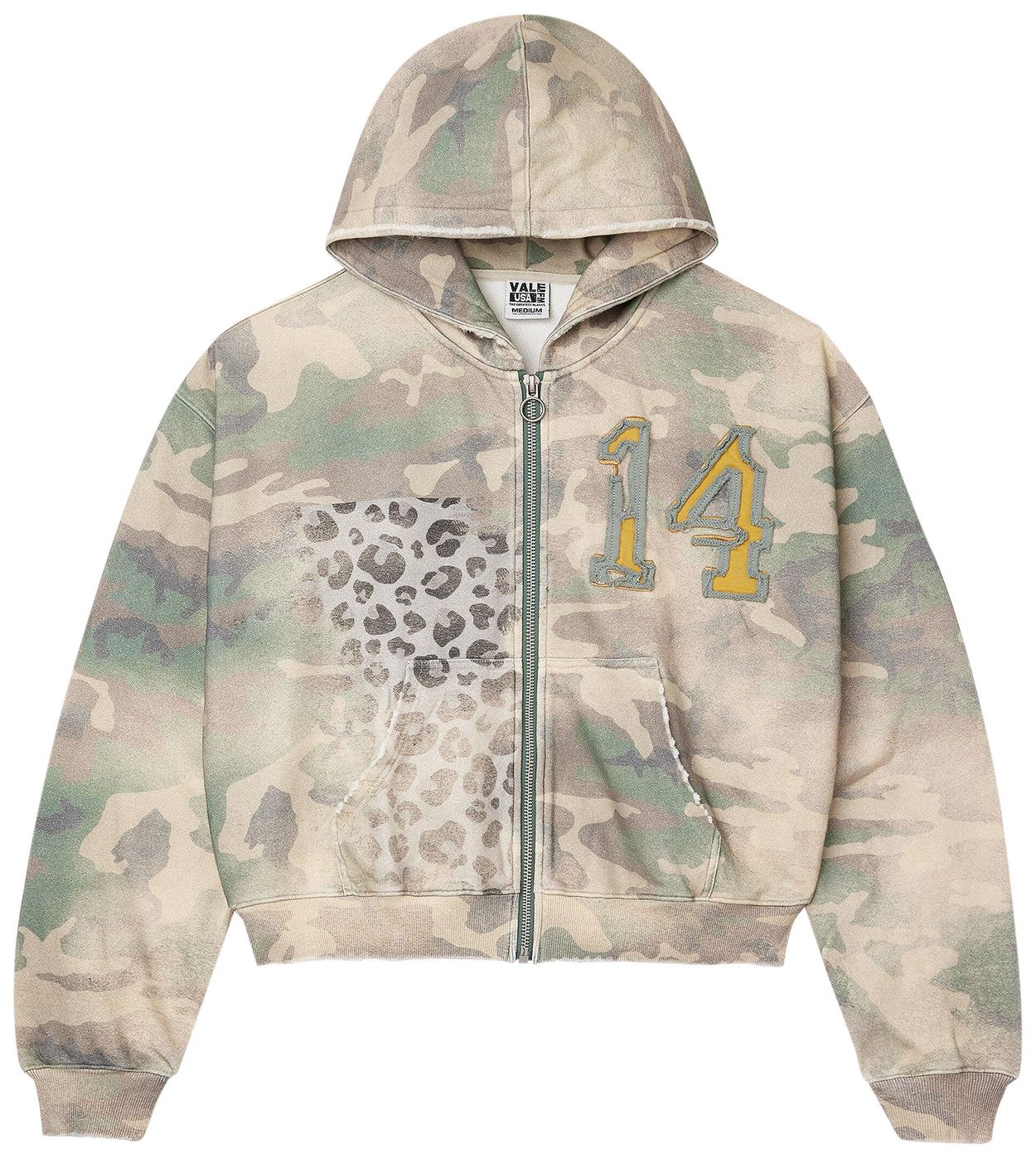 VALE CHEETAH 14 CAMO ZIP UP