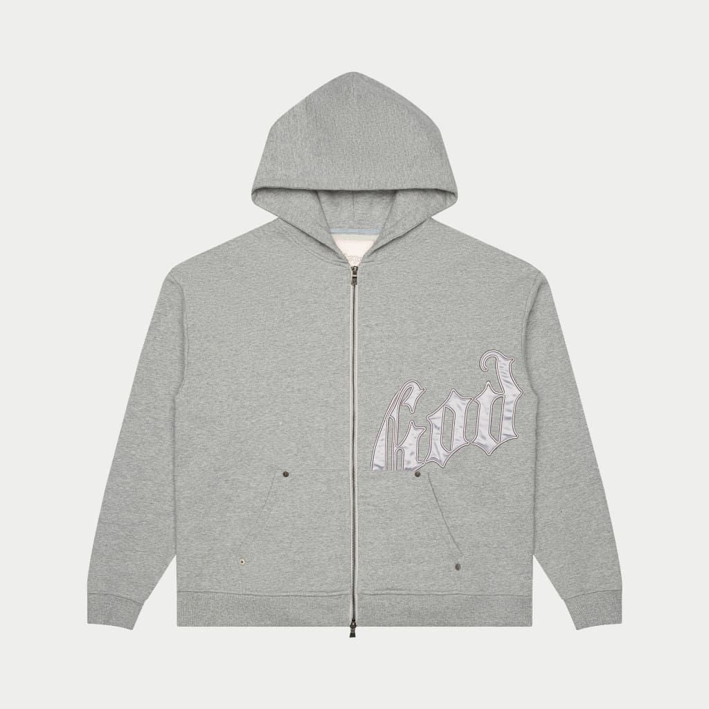 *Sold As Set* GodSpeed OG Logo Sweatsuit V2 (Grey/Silver Satin)