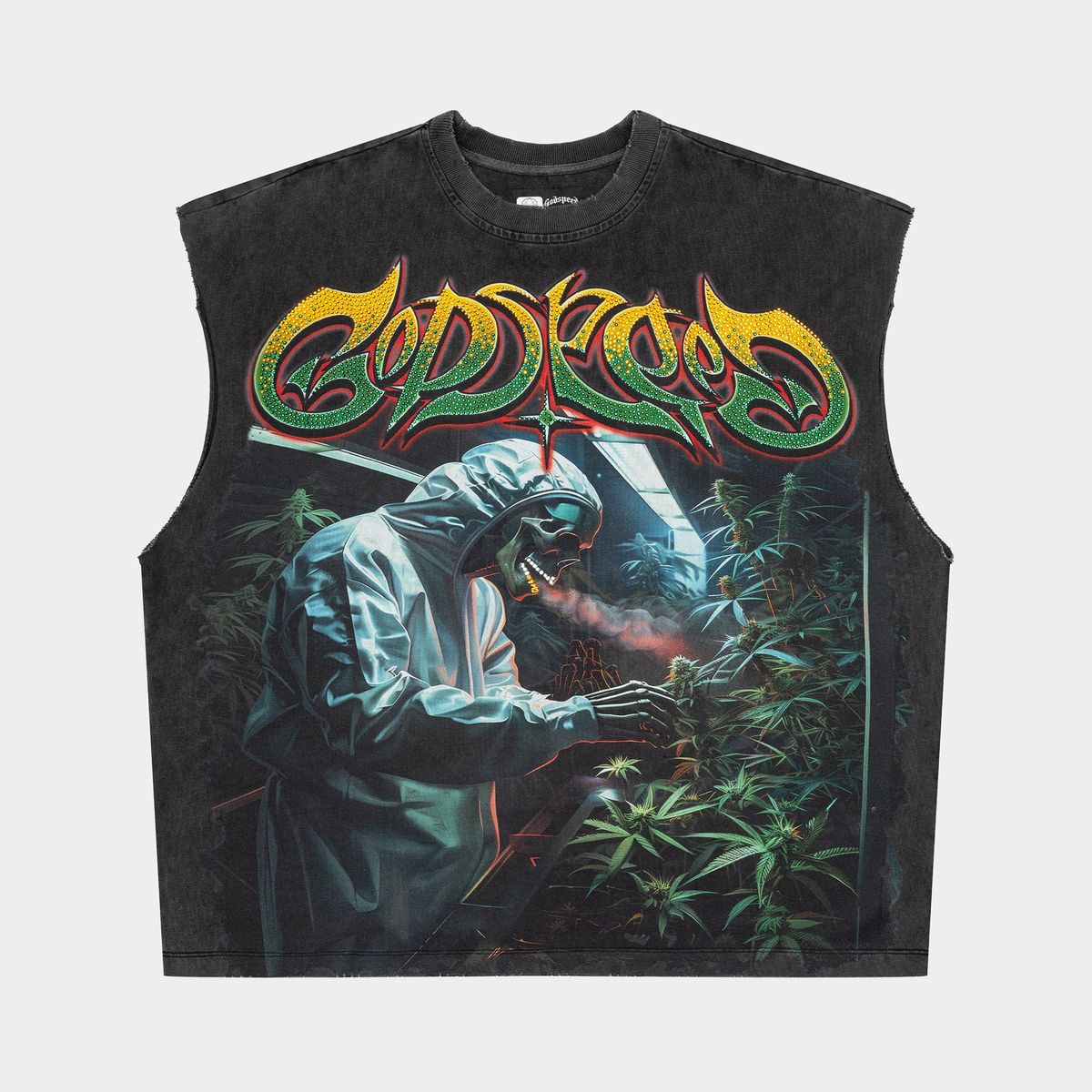 Godspeed 420 Indoor VVS Sleeveless Grey Wash