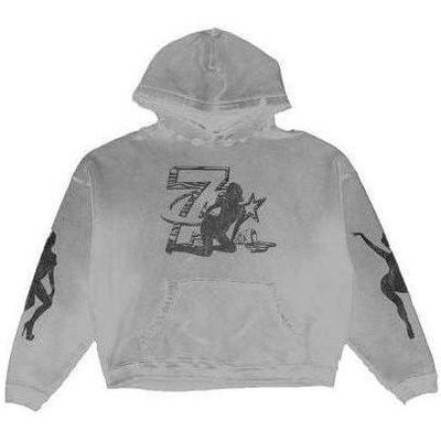 Triple Sevens x Booby Trap Trap Logo Hoodie Grey