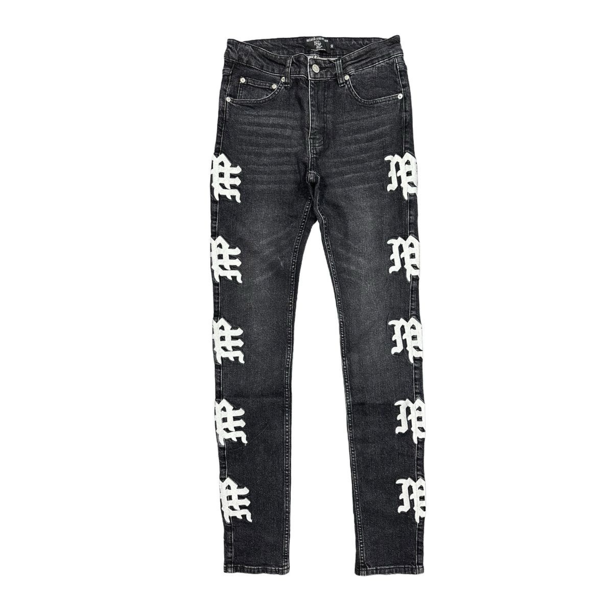 Mixed Emotions Monogram Denim Black Wash